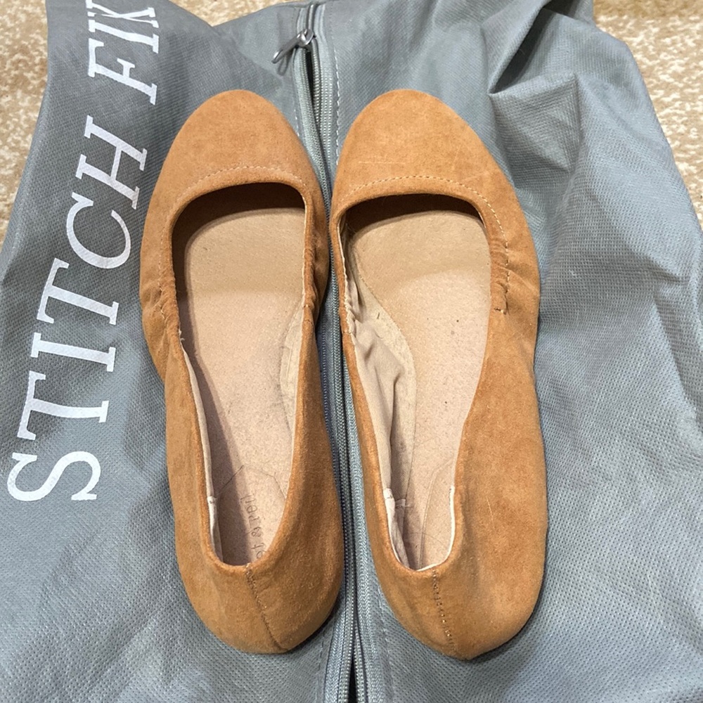 Violet Ballet Flats